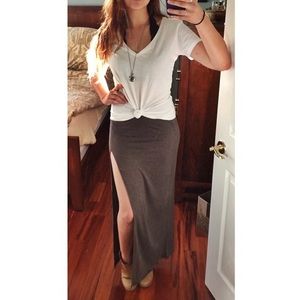 Knot Sisters Maxi Skirt w/ Slit